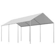 Carport Replacement Canopy, 6 x 3 m Potable Garage Tent Top Tarp, UV-Resistant & Waterproof Car Shelter Tarp, V952-CKPB10X20FTHHVXKO001V0