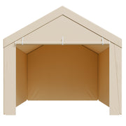 Carport Replacement Canopy, 6 x 3 m Potable Garage Tent Top Tarp with Sidewalls, UV-Resistant & Waterproof, V952-CKPB10X20FTMK3PDN001V0