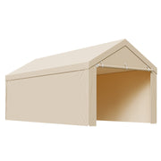 Carport Replacement Canopy, 6 x 3 m Potable Garage Tent Top Tarp with Sidewalls, UV-Resistant & Waterproof, V952-CKPB10X20FTMK3PDN001V0