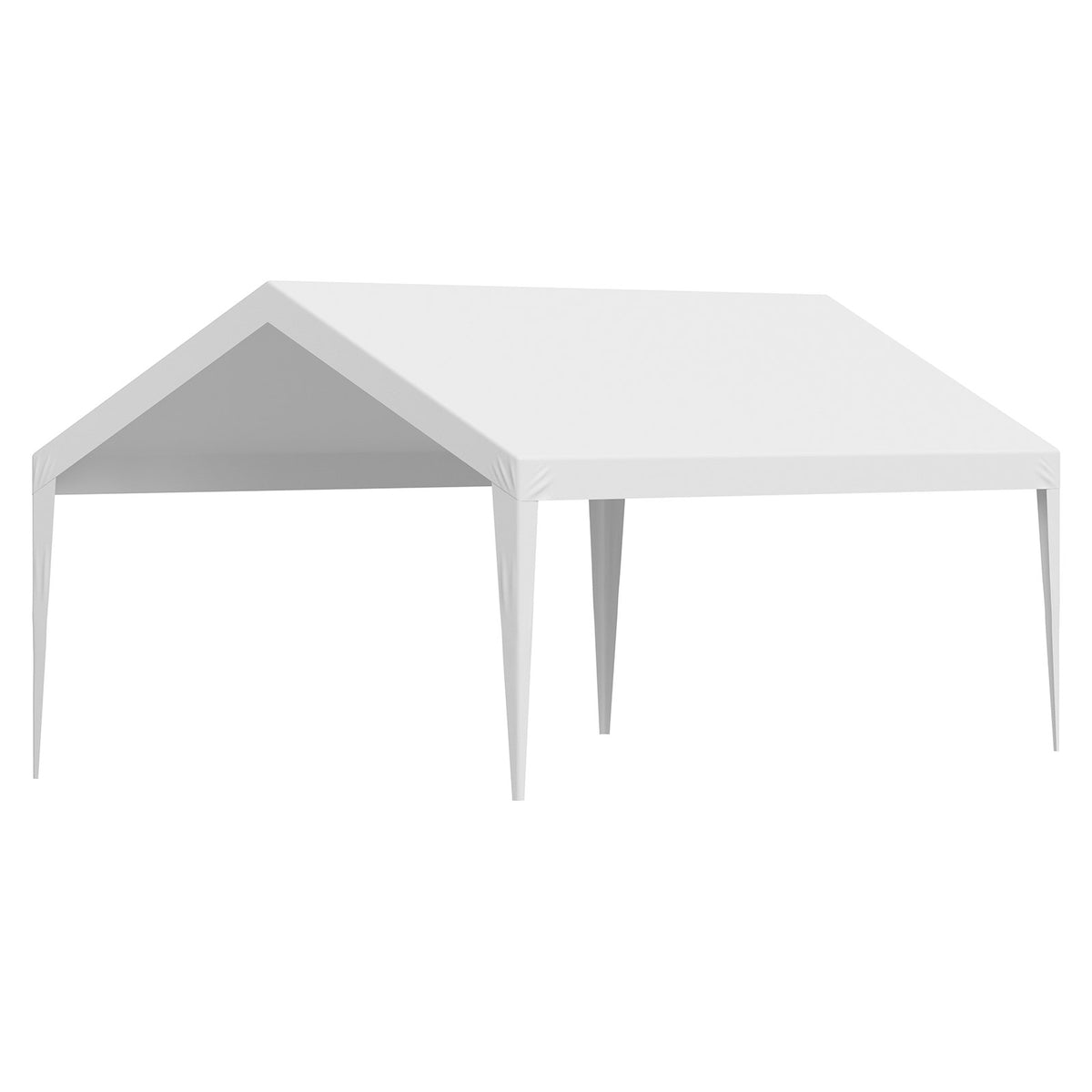 Carport Replacement Canopy, 6 x 3.6 m Potable Garage Tent Top Tarp, UV-Resistant & Waterproof Car Shelter V952-CKPB12X20FTBB7CQI001V0