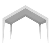 Carport Replacement Canopy, 6 x 3.6 m Potable Garage Tent Top Tarp, UV-Resistant & Waterproof Car Shelter V952-CKPB12X20FTBB7CQI001V0
