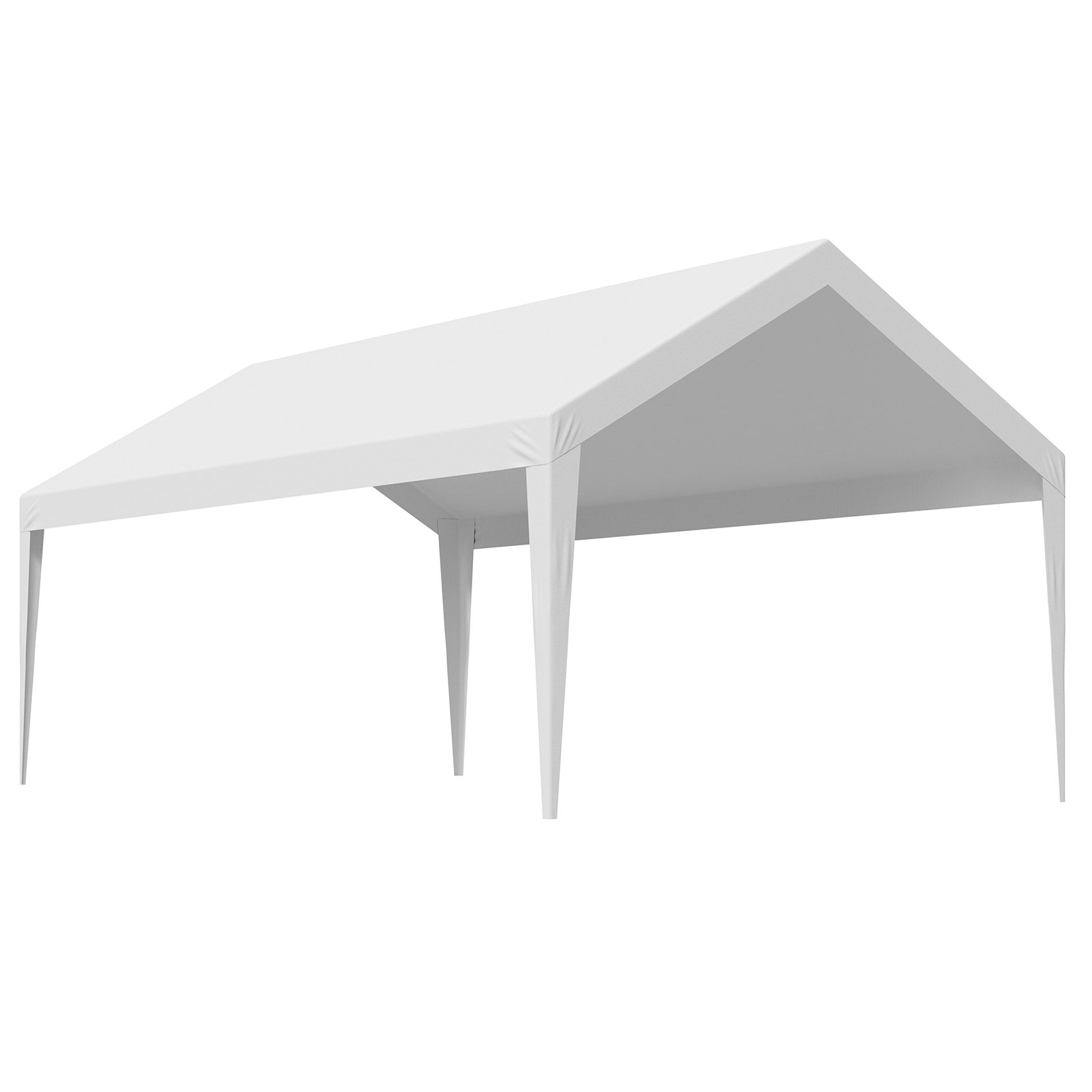 Carport Replacement Canopy, 6 x 3.6 m Potable Garage Tent Top Tarp, UV-Resistant & Waterproof Car Shelter V952-CKPB12X20FTBB7CQI001V0