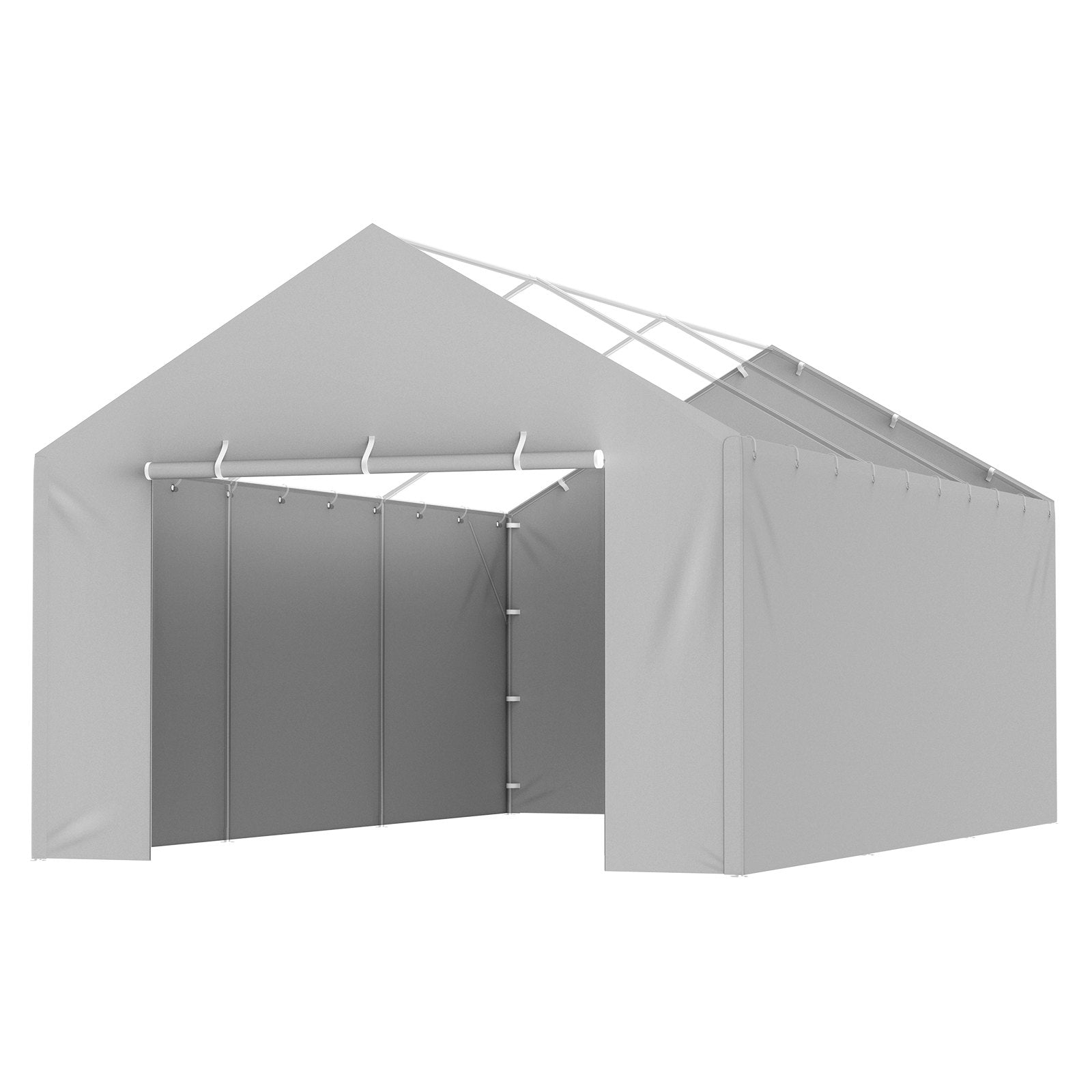 Carport Replacement Canopy Cover Side Wall 6 x 3.6 m, Garage Tent Shelter Tarp Heavy-Duty Waterproof & UV V952-CKPB12X20FTHJ9ULEV0