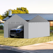 Carport Replacement Canopy Cover Side Wall 6 x 3.6 m, Garage Tent Shelter Tarp Heavy-Duty Waterproof & UV V952-CKPB12X20FTHJ9ULEV0