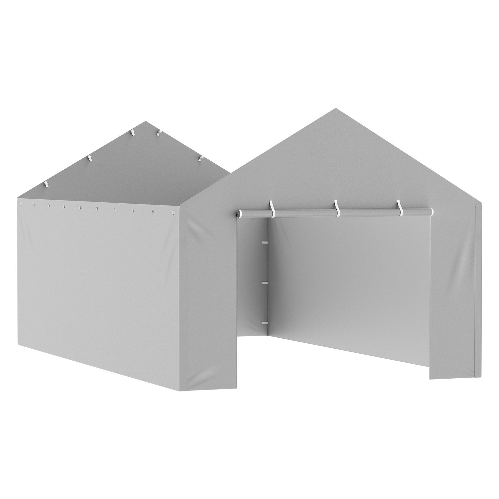 Carport Replacement Canopy Cover Side Wall 6 x 3.6 m, Garage Tent Shelter Tarp Heavy-Duty Waterproof & UV V952-CKPB12X20FTHJ9ULEV0