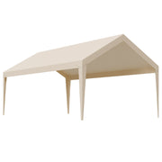 Carport Replacement Canopy, 6 x 3.6 m Potable Garage Tent Top Tarp, UV-Resistant & Waterproof Car Shelter V952-CKPB12X20FTM4VTAY001V0