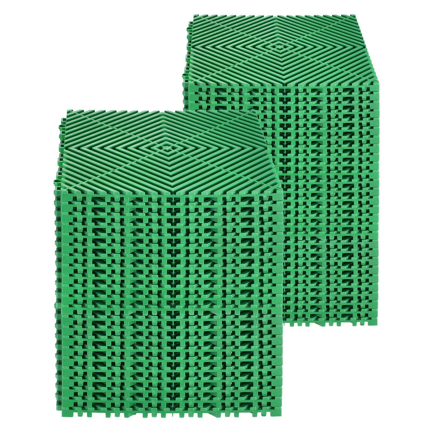 Interlocking Drainage Mat, 50 Pcs Modular Interlocking Cushion, 31 x 31 cm Splicing Drainage Mats, Non-Slip V952-CKPSD10X10YCS8XCRV0