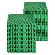 Interlocking Drainage Mat, 50 Pcs Modular Interlocking Cushion, 31 x 31 cm Splicing Drainage Mats, Non-Slip V952-CKPSD10X10YCS8XCRV0