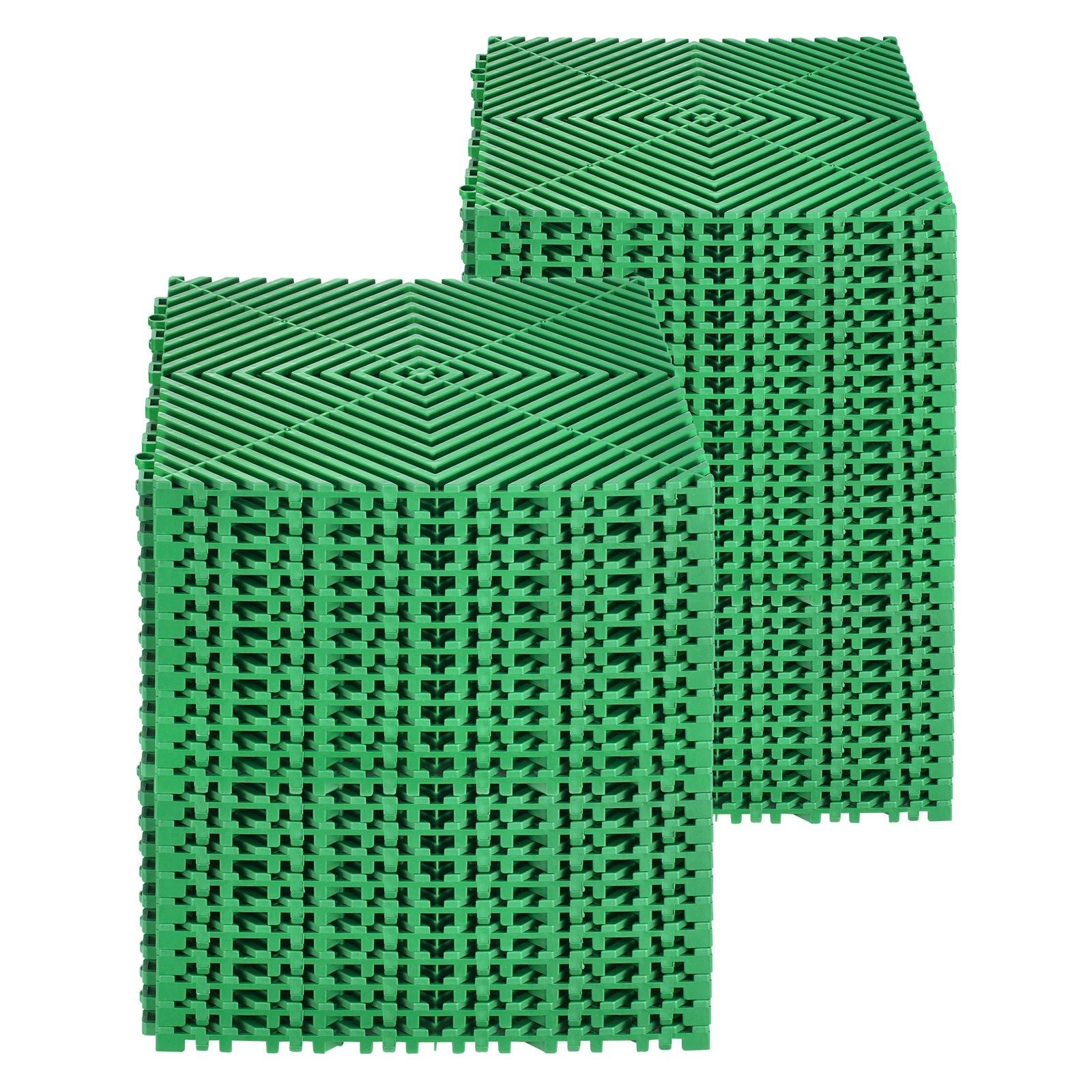Interlocking Drainage Mat, 50 Pcs Modular Interlocking Cushion, 31 x 31 cm Splicing Drainage Mats, Non-Slip V952-CKPSD10X10YCS8XCRV0