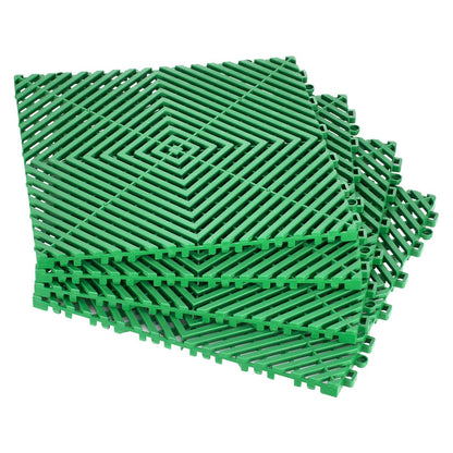 Interlocking Drainage Mat, 50 Pcs Modular Interlocking Cushion, 31 x 31 cm Splicing Drainage Mats, Non-Slip V952-CKPSD10X10YCS8XCRV0