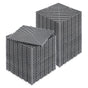 Interlocking Drainage Mat, 31 x 31 cm Modular Interlocking Cushion, 50 Pcs Splicing Drainage Mats, Non-Slip V952-CKPSD12X12INHIBDXV0