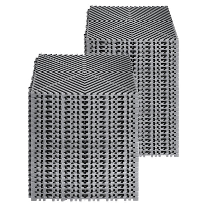 Interlocking Drainage Mat, 31 x 31 cm Modular Interlocking Cushion, 50 Pcs Splicing Drainage Mats, Non-Slip V952-CKPSD12X12INHIBDXV0