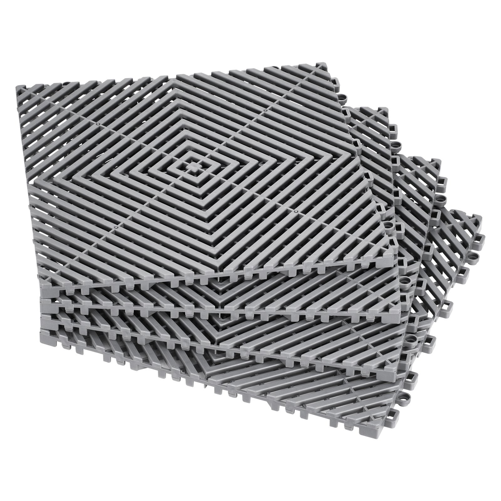 Interlocking Drainage Mat, 31 x 31 cm Modular Interlocking Cushion, 50 Pcs Splicing Drainage Mats, Non-Slip V952-CKPSD12X12INHIBDXV0
