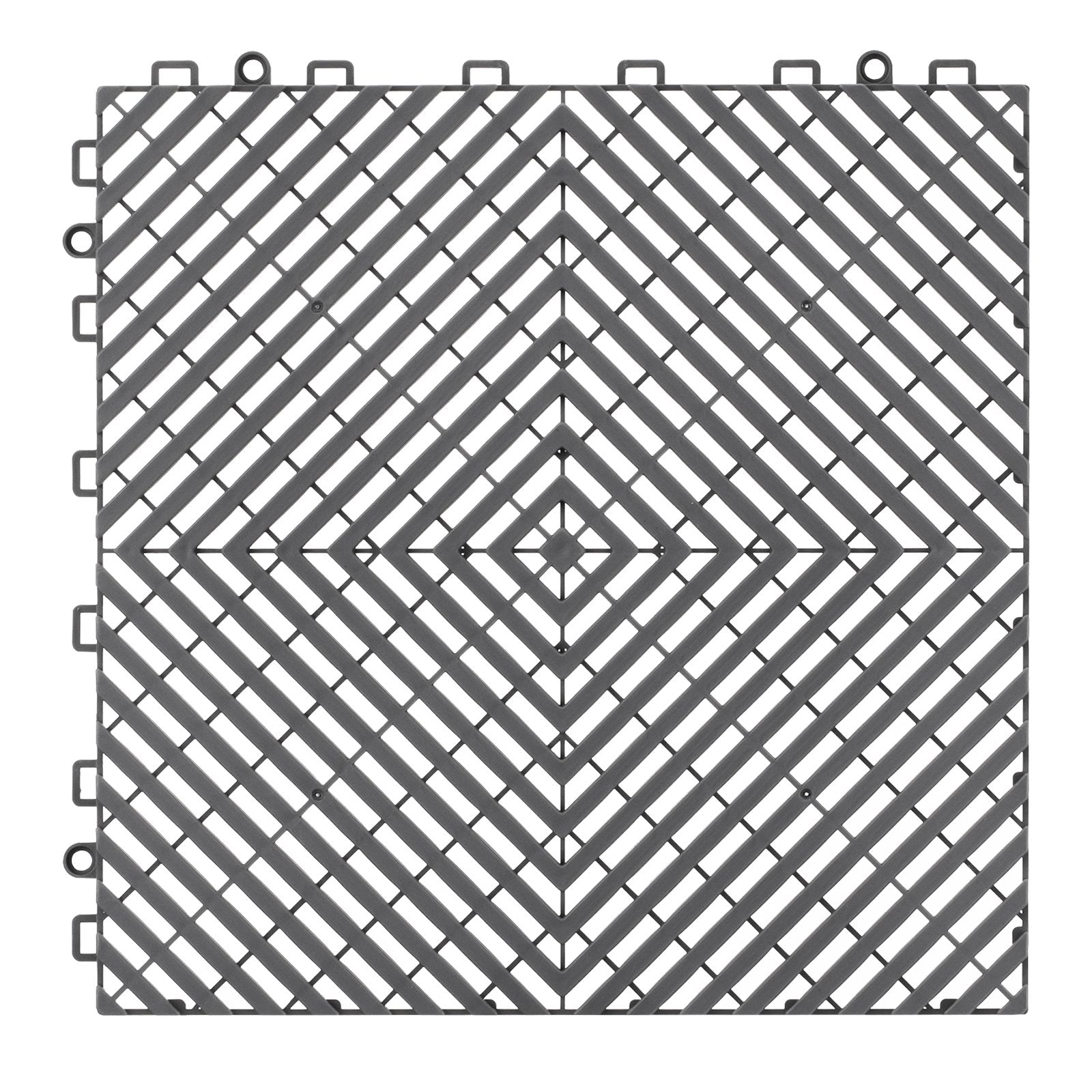 Interlocking Drainage Mat, 31 x 31 cm Modular Interlocking Cushion, 50 Pcs Splicing Drainage Mats, Non-Slip V952-CKPSD12X12INHIBDXV0