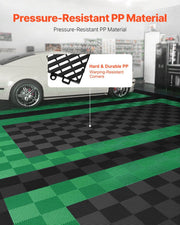 Interlocking Drainage Mat, 31 x 31 cm Modular Interlocking Cushion, 24 Pcs Splicing Drainage Mats, Non-Slip V952-CKPSD12X12INM0OD3V0
