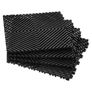 Interlocking Drainage Mat, 31 x 31 cm Modular Interlocking Cushion, 24 Pcs Splicing Drainage Mats, Non-Slip V952-CKPSD12X12INM0OD3V0