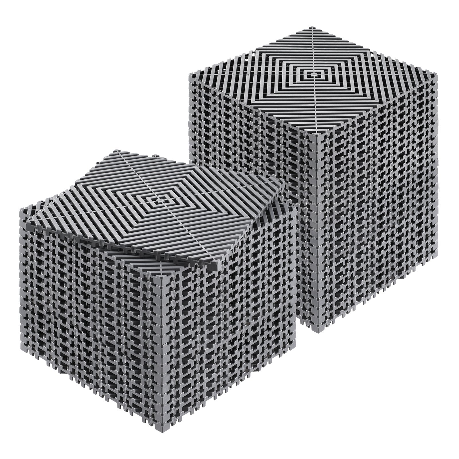 Interlocking Drainage Mat, 31 x 31 cm Modular Interlocking Cushion, 40 Pcs Splicing Drainage Mats, Non-Slip V952-CKPSD12X12INYQCJXV0