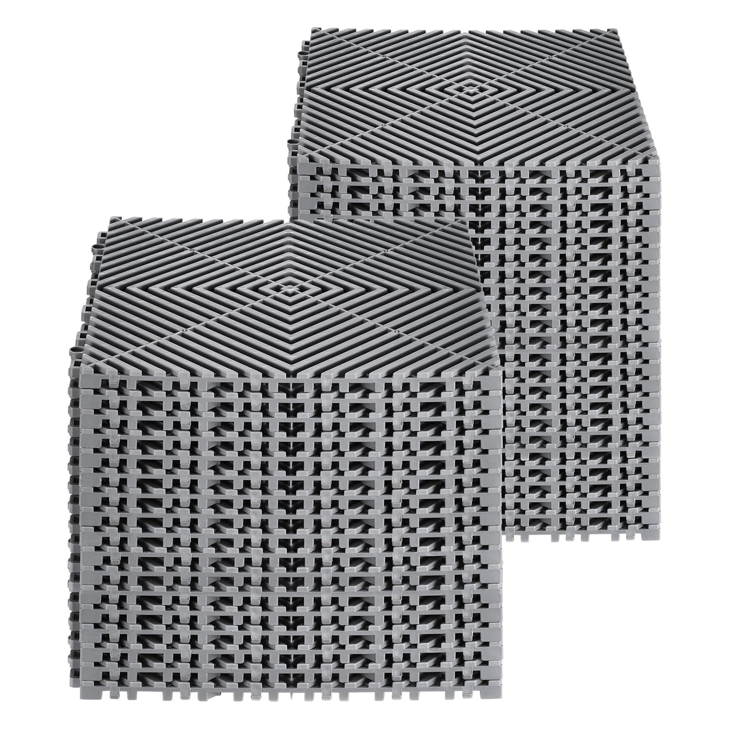 Interlocking Drainage Mat, 31 x 31 cm Modular Interlocking Cushion, 40 Pcs Splicing Drainage Mats, Non-Slip V952-CKPSD12X12INYQCJXV0