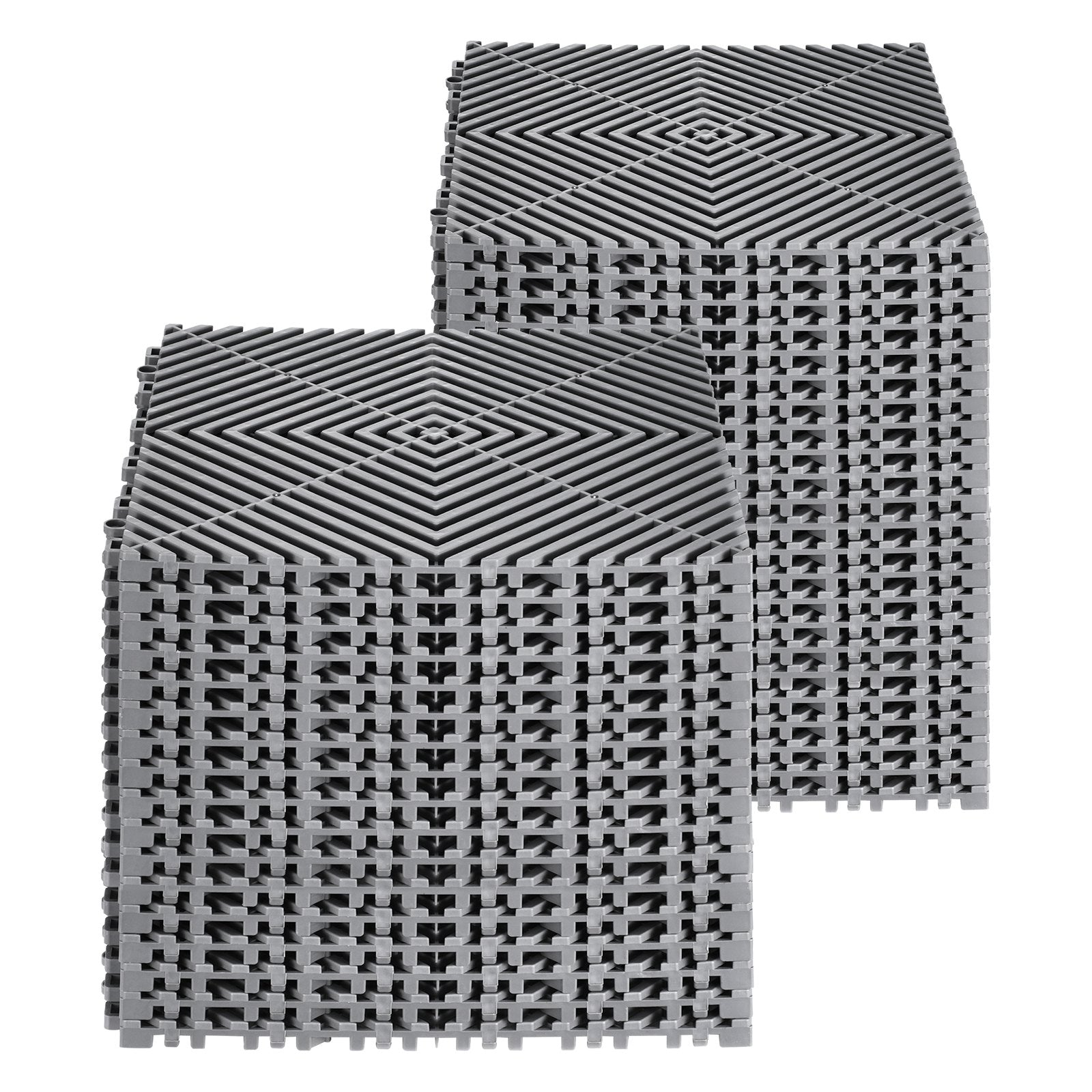 Interlocking Drainage Mat, 31 x 31 cm Modular Interlocking Cushion, 40 Pcs Splicing Drainage Mats, Non-Slip V952-CKPSD12X12INYQCJXV0