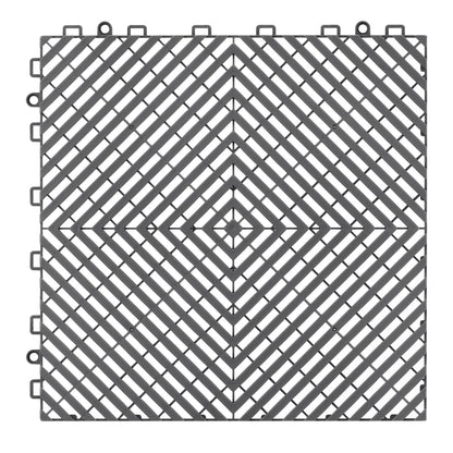 Interlocking Drainage Mat, 31 x 31 cm Modular Interlocking Cushion, 40 Pcs Splicing Drainage Mats, Non-Slip V952-CKPSD12X12INYQCJXV0