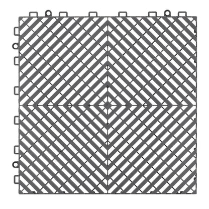 Interlocking Drainage Mat, 31 x 31 cm Modular Interlocking Cushion, 12 Pcs Splicing Drainage Mats, Non-Slip V952-CKPSD12X12YC7FR5ZV0