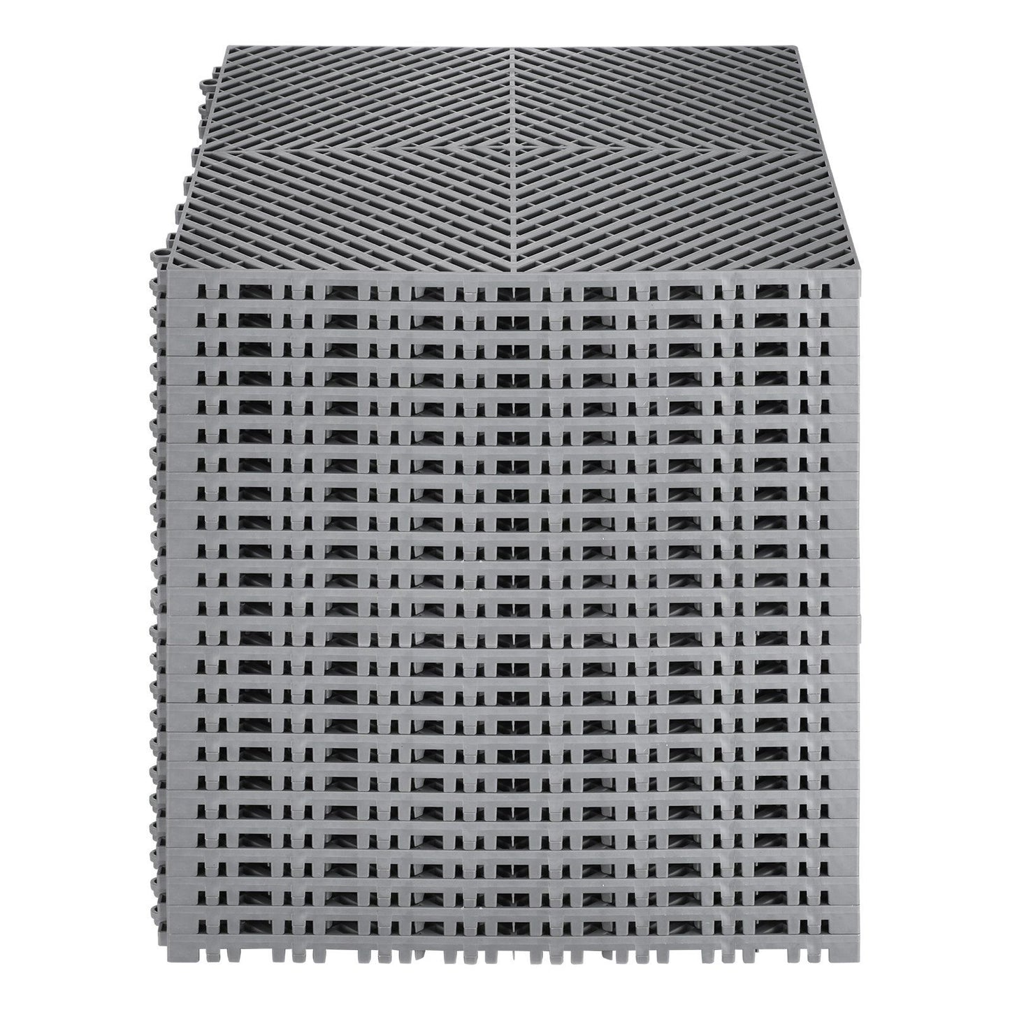 Interlocking Drainage Mat, 41.5 x 41.5 cm Modular Interlocking Cushion, 24 Pcs Splicing Drainage Mats, PP V952-CKPSD157157IYIV1HV0