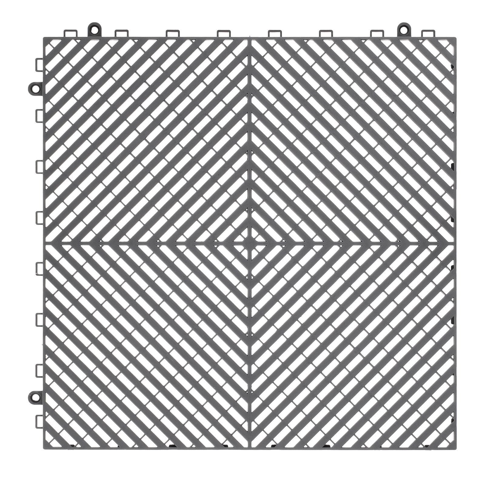 Interlocking Drainage Mat, 41.5 x 41.5 cm Modular Interlocking Cushion, 24 Pcs Splicing Drainage Mats, PP V952-CKPSD157157IYIV1HV0