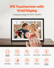 260 mm Digital Picture Frame 32GB Touchscreen 2-Pack Wi-Fi Photo Frames V952-CKPSZXK101INQDCMO001V3