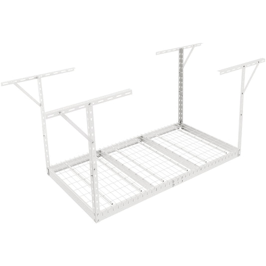 Overhead Adjustable Garage Storage Rack 36x72in Ceiling Rack 550lbs White V952-CKTHBCWJZBS36XGFYV0
