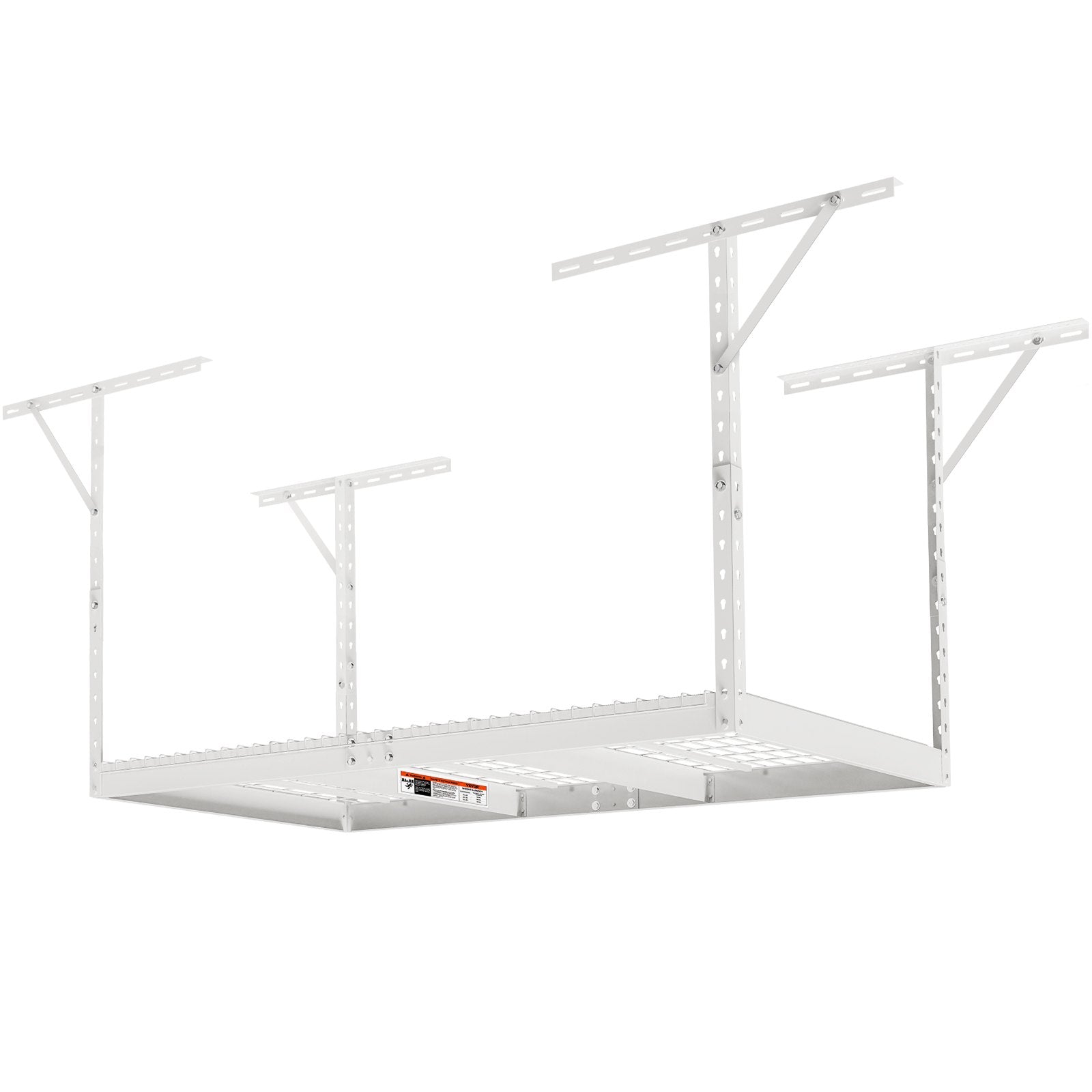 Overhead Adjustable Garage Storage Rack 36x72in Ceiling Rack 550lbs White V952-CKTHBCWJZBS36XGFYV0