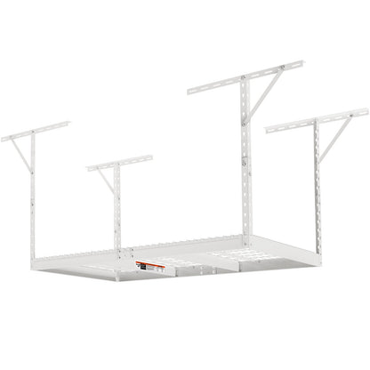 Overhead Adjustable Garage Storage Rack 36x72in Ceiling Rack 550lbs White V952-CKTHBCWJZBS36XGFYV0