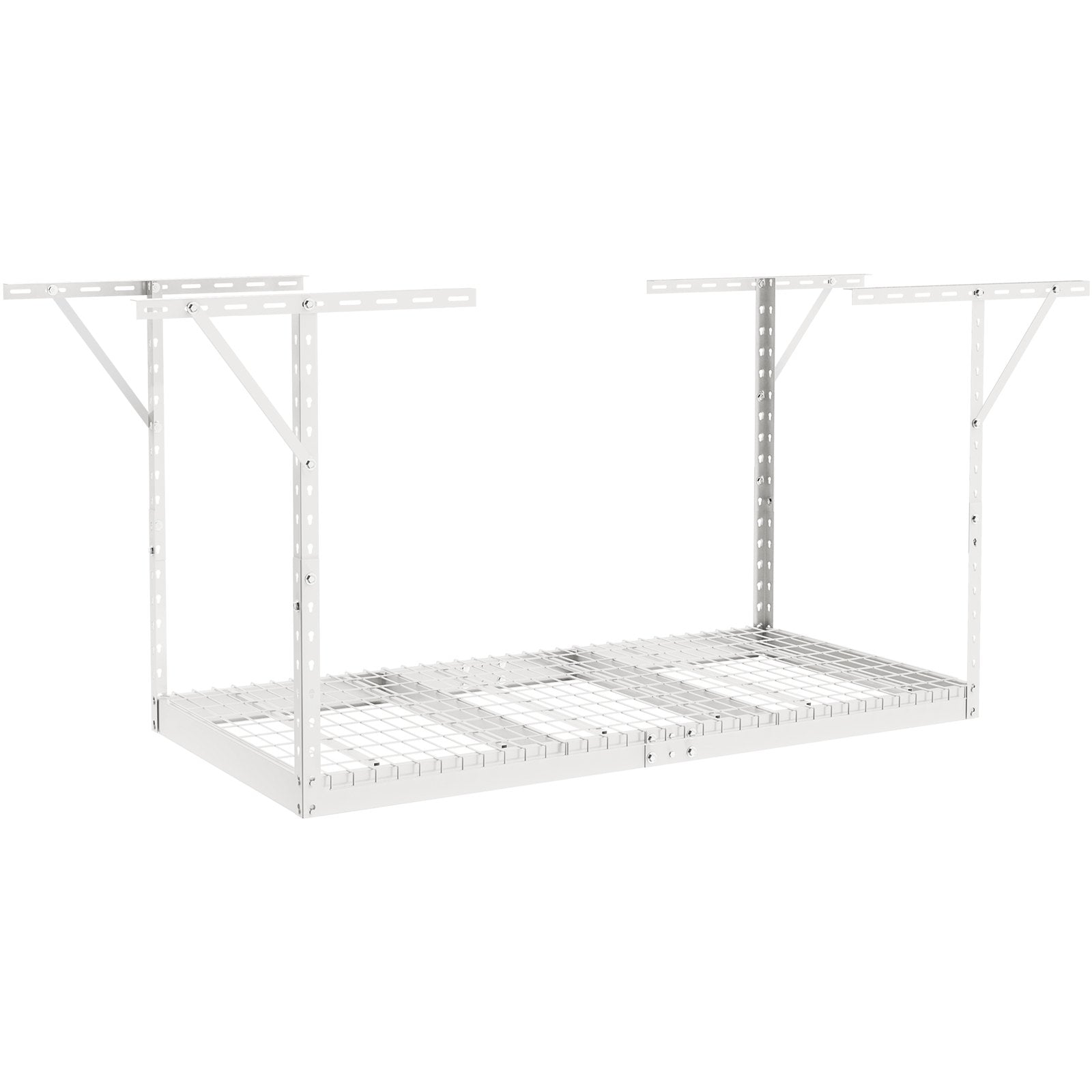 Overhead Adjustable Garage Storage Rack 36x72in Ceiling Rack 550lbs White V952-CKTHBCWJZBS36XGFYV0