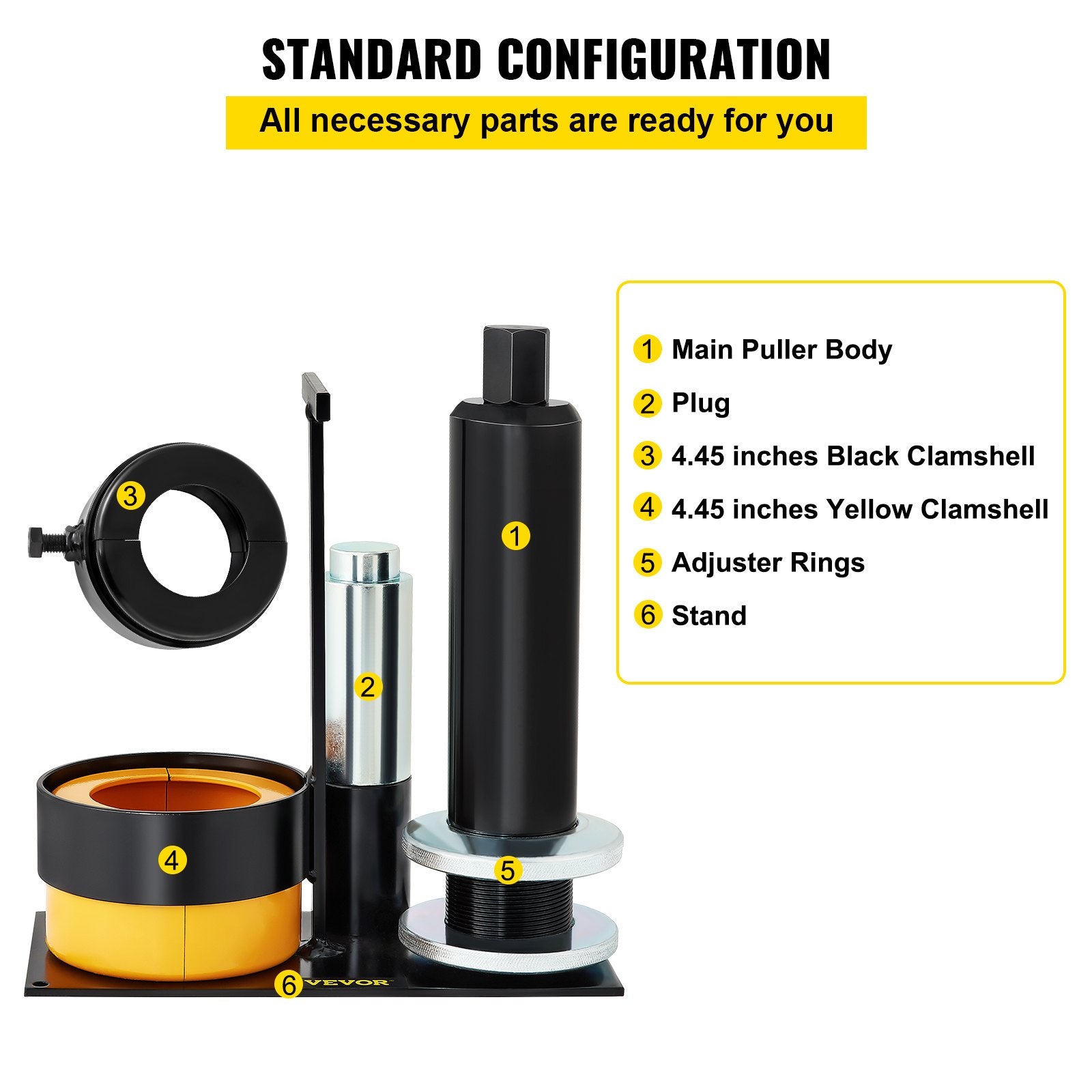 Carrier & Pinion Bearing Puller, Compatible with Dana 30, 40, 60, 70, Ford 9"" Bearings, Pinion Puller Tool V952-CLCTZCLMZH2QIXFYBV0