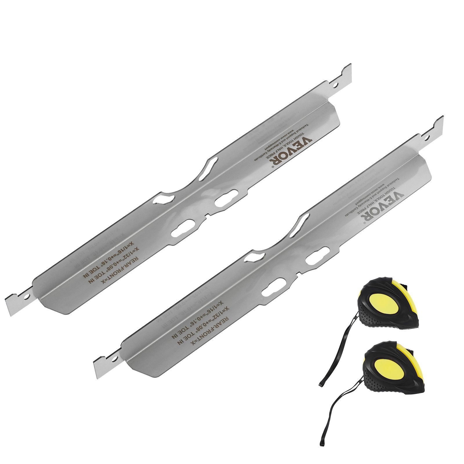 Wheel Alignment Tool, 2-Pack Toe Alignment Toe Plates, Stainless Steel Wheel Alignment Tool Plate, Toe Angle V952-CLDWJJBXG0WZJ67CWV0