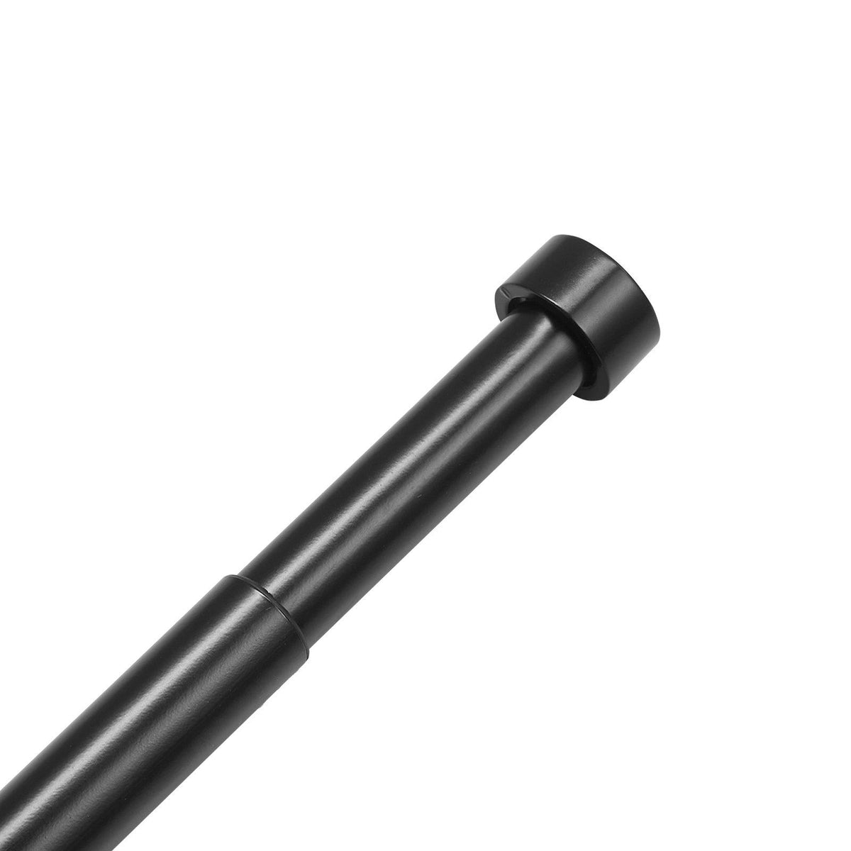 Double Rod Curtain Rods, 36-72 inches(3-6ft) Adjustable Length, Black Double Curtain Rods with Cap Finials, V952-CLG3672INCHYSMRE8V0