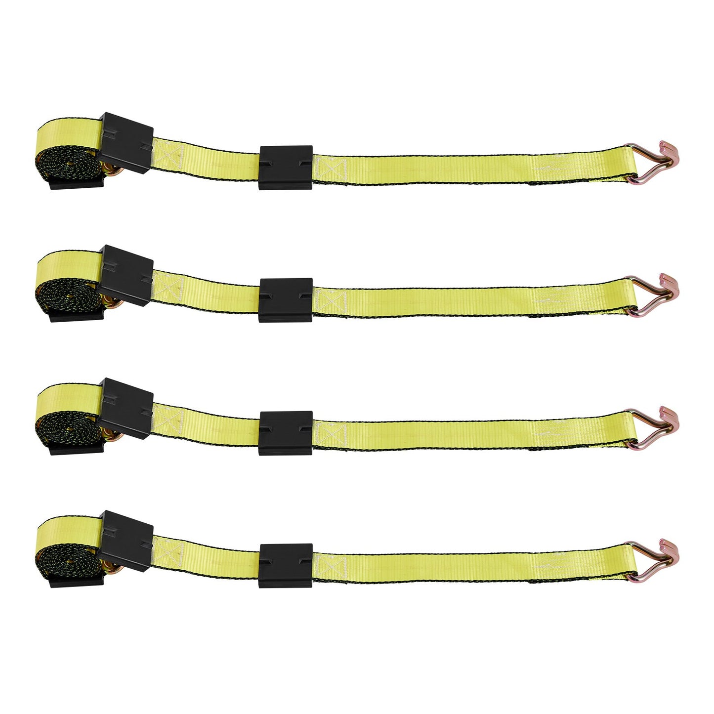 Wheel Chock Tie-Down Kit, Deck-Style Trailer Tie Down Strap, Car Tie Down Kit with J-Hook, Break Strength V952-CLJGTJ2JBXJX0SH2A001V0