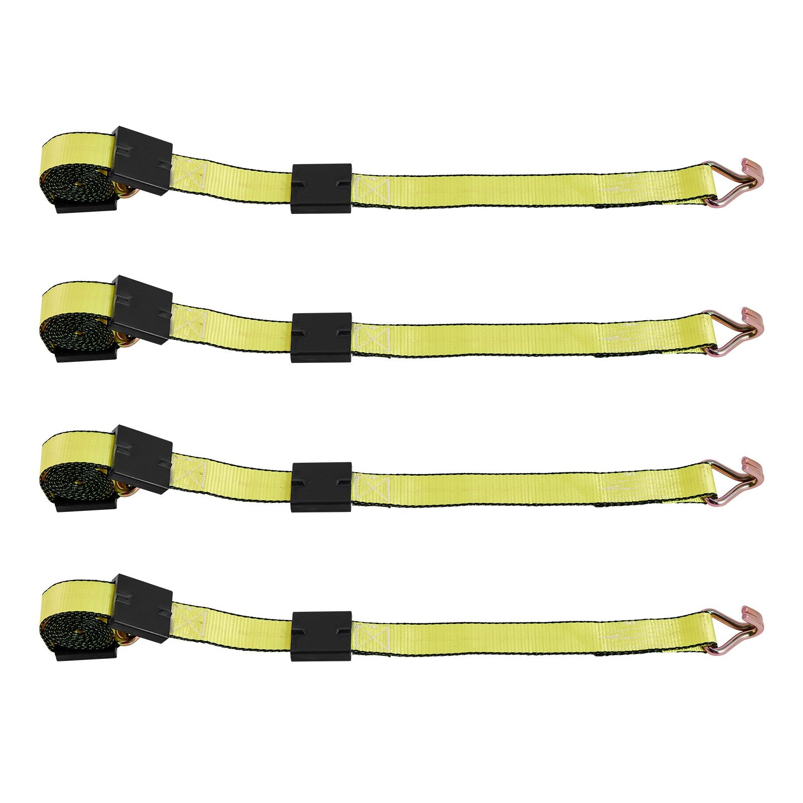 Wheel Chock Tie-Down Kit, Deck-Style Trailer Tie Down Strap, Car Tie Down Kit with J-Hook, Break Strength V952-CLJGTJ2JBXJX0SH2A001V0