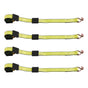 Wheel Chock Tie-Down Kit, Deck-Style Trailer Tie Down Strap, Car Tie Down Kit with J-Hook, Break Strength V952-CLJGTJ2JBXJX0SH2A001V0