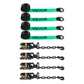 Wheel Chock Tie-Down Kit, Tire-Style Tow Dolly Strap, Car Tie Down Kit with Heavy-Duty Hook, Break Strength V952-CLJGTJ2LTXZXMFDY9001V0