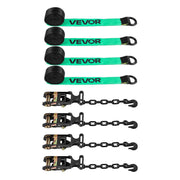Wheel Chock Tie-Down Kit, Tire-Style Tow Dolly Strap, Car Tie Down Kit with Heavy-Duty Hook, Break Strength V952-CLJGTJ2LTXZXMFDY9001V0