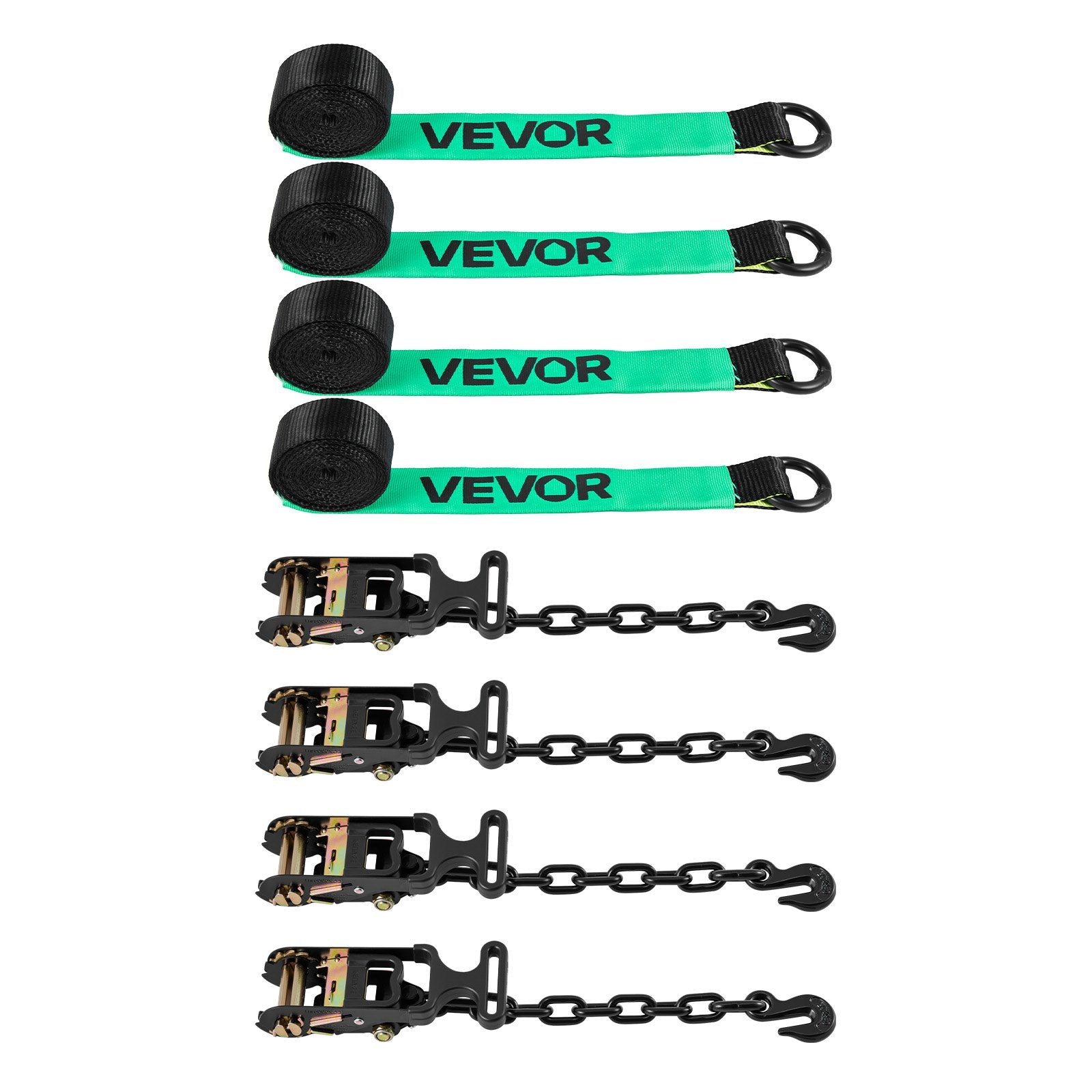 Wheel Chock Tie-Down Kit, Tire-Style Tow Dolly Strap, Car Tie Down Kit with Heavy-Duty Hook, Break Strength V952-CLJGTJ2LTXZXMFDY9001V0