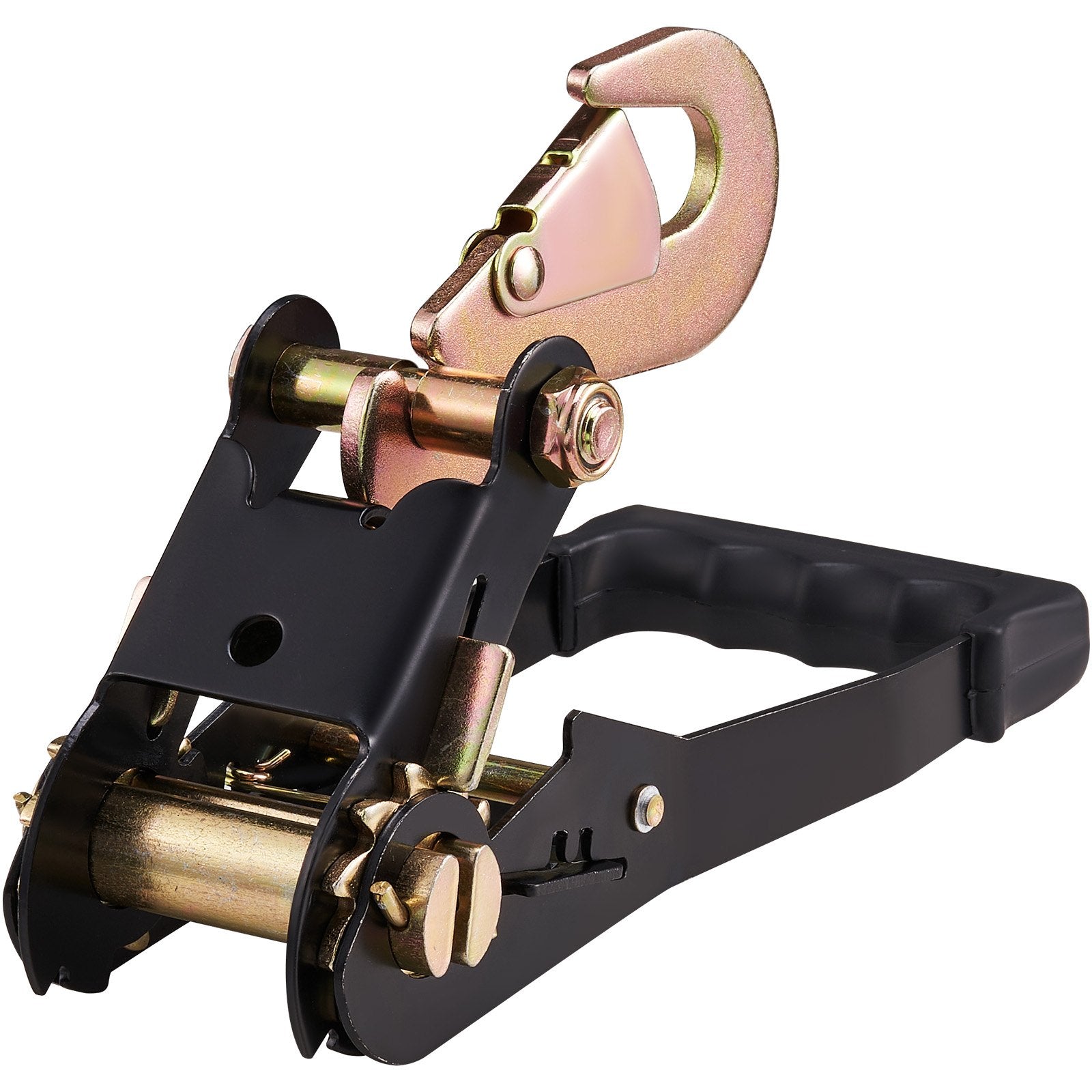 Ratchet Tie Down Straps Kit, 5.08" x 304.8" Tire Straps, 2500kgs Working Load, 11023 LBS Breaking Strength, V952-CLJGTJC42X1208QGAV0
