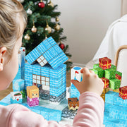 Magnetic Blocks, 150 PCS Glacier Castle Set, Magnetic Building Cubes for Kids, STEM Montessori Sensory Toys V952-CLKGNBBCCB10KYF3L001V0