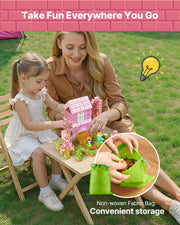 Magnetic Blocks, 100 PCS Princess Castle Set, Magnetic Building Cubes for Kids, STEM Montessori Sensory Toys V952-CLKGNBGZCB10F2AVW001V0