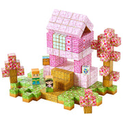Magnetic Blocks, 100 PCS Princess Castle Set, Magnetic Building Cubes for Kids, STEM Montessori Sensory Toys V952-CLKGNBGZCB10F2AVW001V0