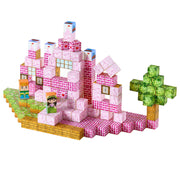 Magnetic Blocks, 100 PCS Princess Castle Set, Magnetic Building Cubes for Kids, STEM Montessori Sensory Toys V952-CLKGNBGZCB10F2AVW001V0
