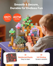 Magnetic Blocks, 150 PCS Dark Castle Set, Magnetic Building Cubes for Kids, STEM Montessori Sensory Toys for V952-CLKGNBHACB15LP1JZ001V0