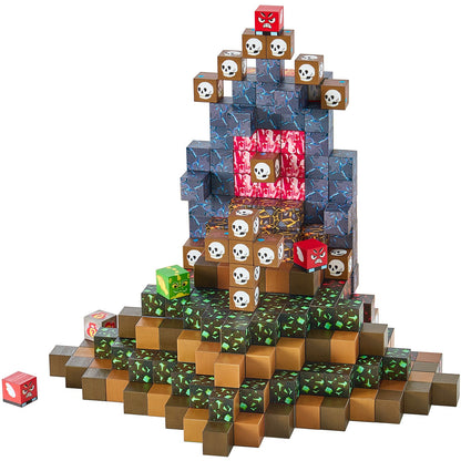 Magnetic Blocks, 150 PCS Dark Castle Set, Magnetic Building Cubes for Kids, STEM Montessori Sensory Toys for V952-CLKGNBHACB15LP1JZ001V0