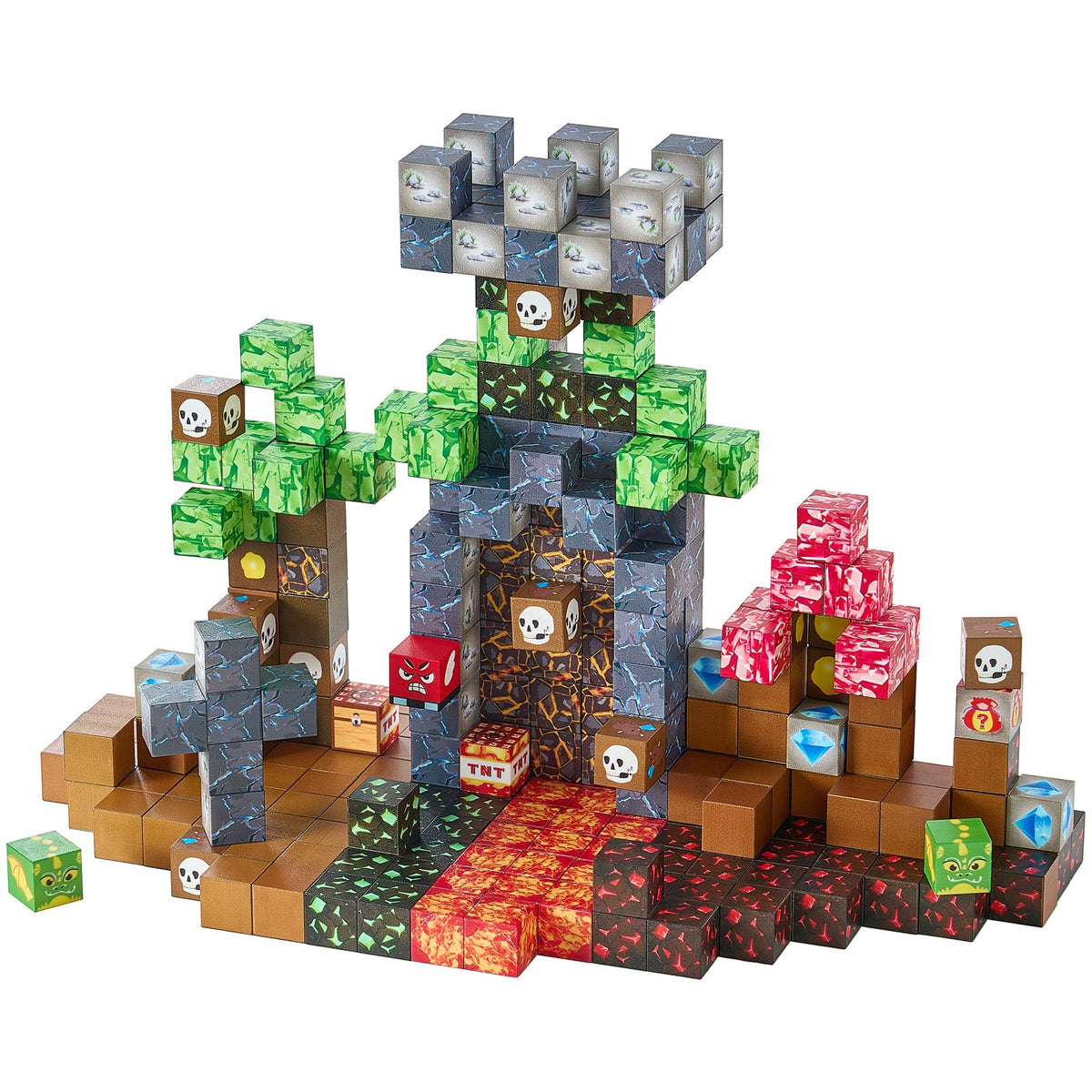 Magnetic Blocks, 150 PCS Dark Castle Set, Magnetic Building Cubes for Kids, STEM Montessori Sensory Toys for V952-CLKGNBHACB15LP1JZ001V0