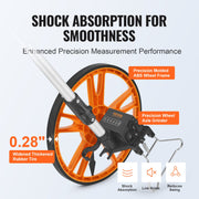 Measuring Wheel 12.5" Road Runner Distance Telescoping Handle w/ Back Bag V952-CLLFZXXS125INT5BWV0